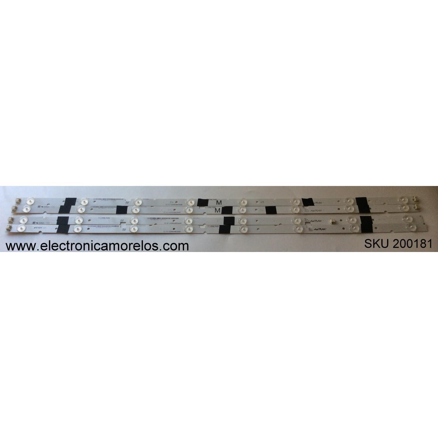 KIT DE LED PARA TV / SHARP T390HVN04.0 / IC-E-VZAA39D266A / IC-E-VZAA39D266B / IC-E-VZAA39D266C / MODELO LC-39LE551U